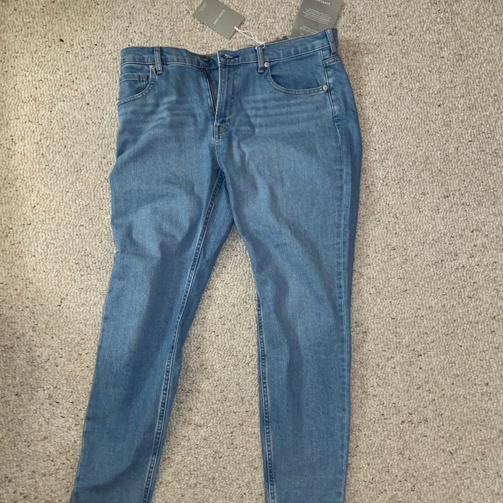 Everlane light wash denim jeans Size 32 NWT